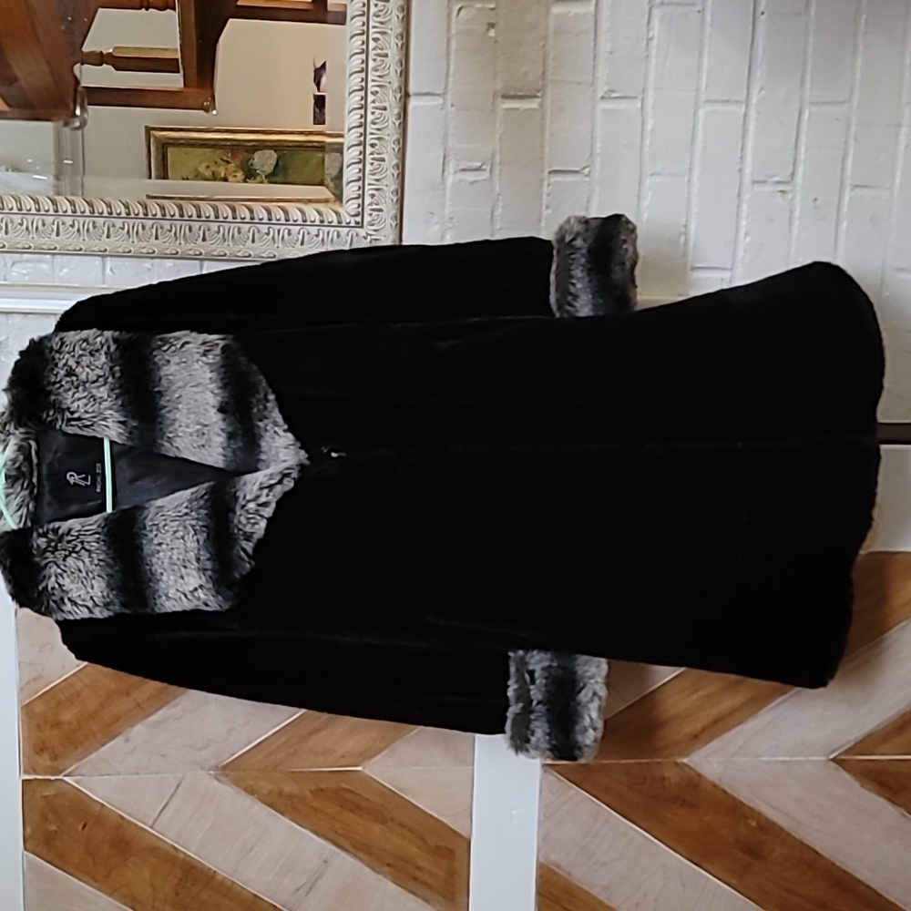 Rachel Zoe faux fur coat